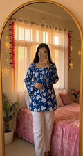 Midnight Bloom Indigo Co-ord Set
