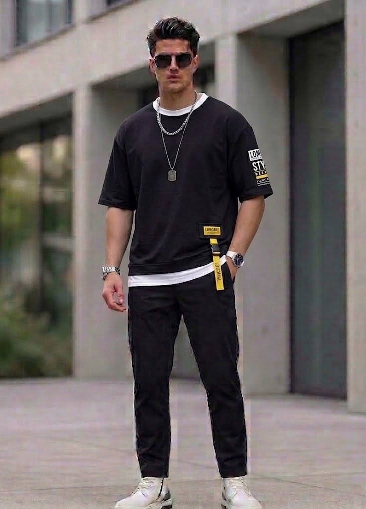 Stealth Utility Strap Oversized Tee