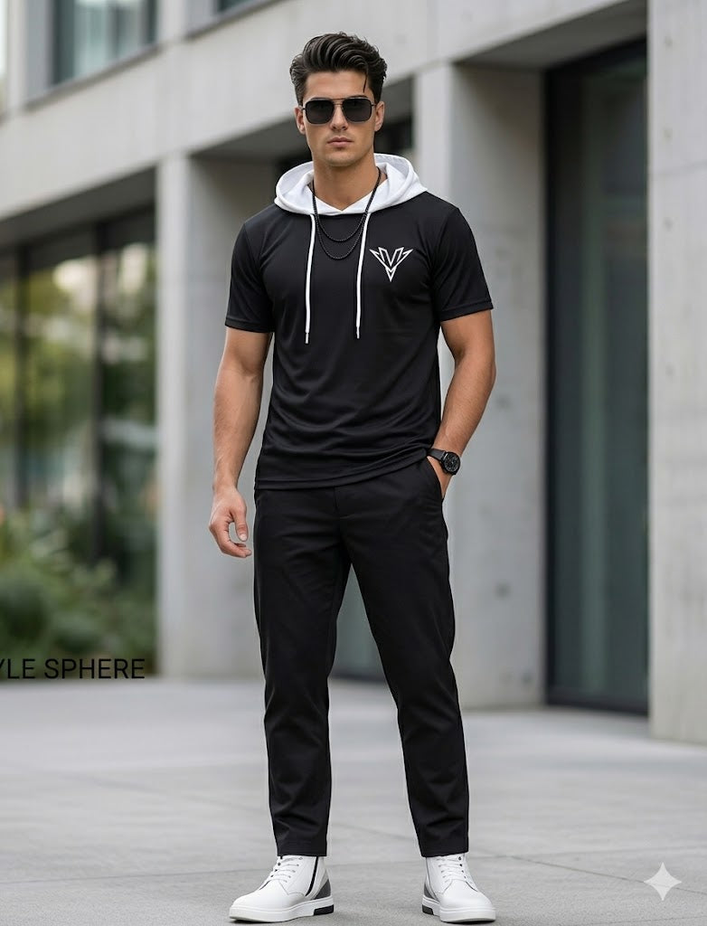 The Urban Elite Short Sleeve Hoodie-Tee