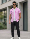 THE ZEN BIRD ARTISAN PINK SHIRT