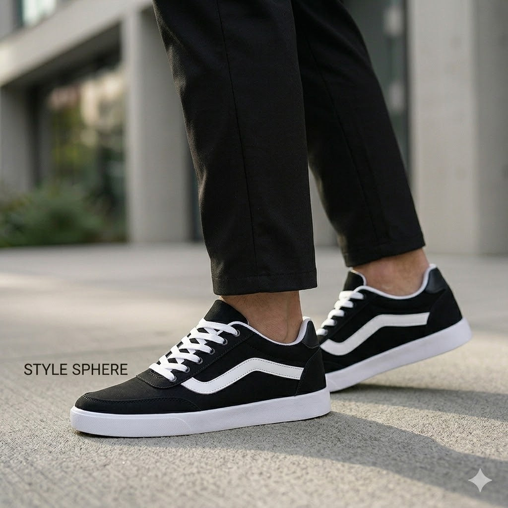 THE MONO-STREET 'V-STRIPE' CASUAL SNEAKERS