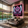 Pink Majesty: The Guardian of Light wall art